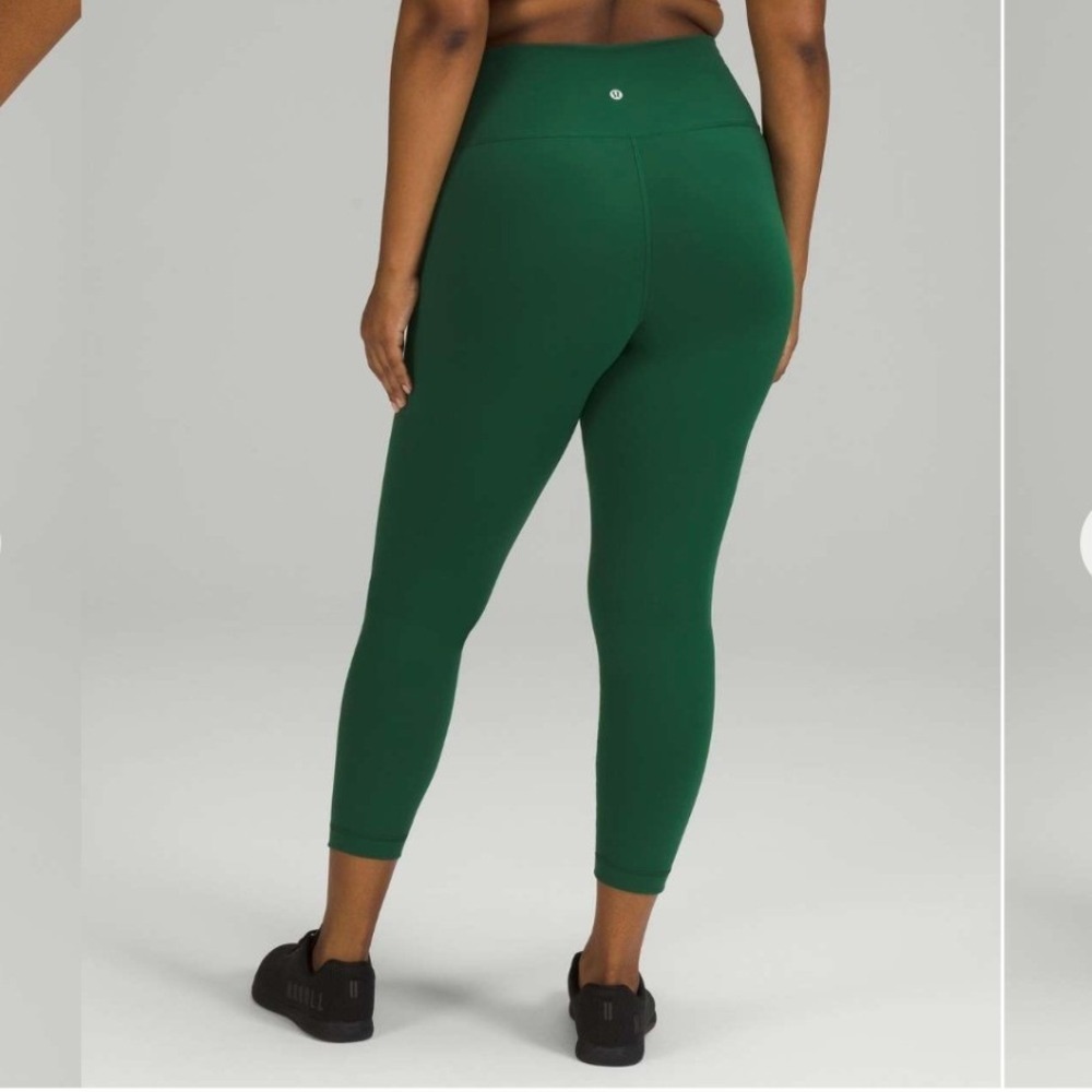 NEW Lululemon Wunder Train High-Rise Tight 25 Size 4 Everglade Green W5CQDS